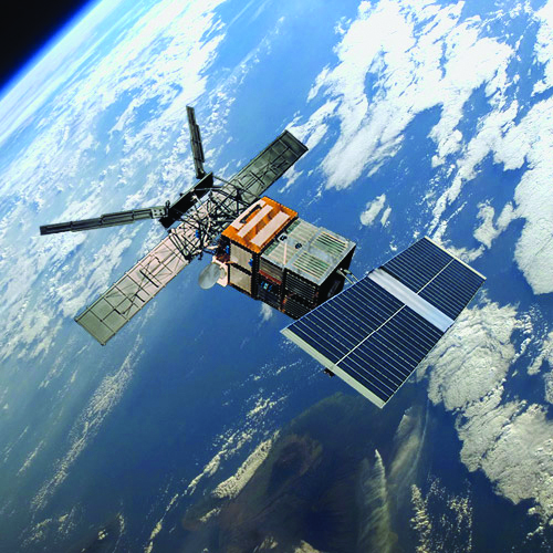 Satellite Orbits Earth