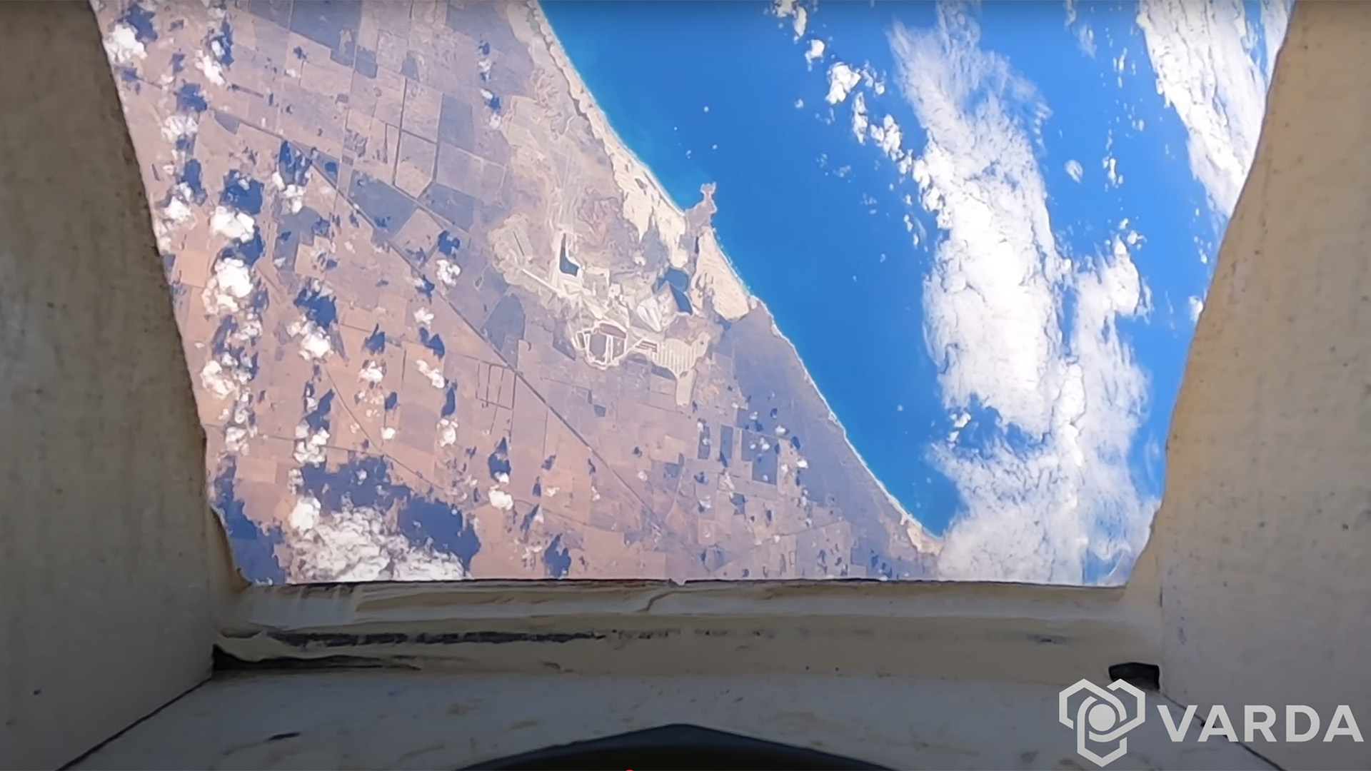 A view of earth from space