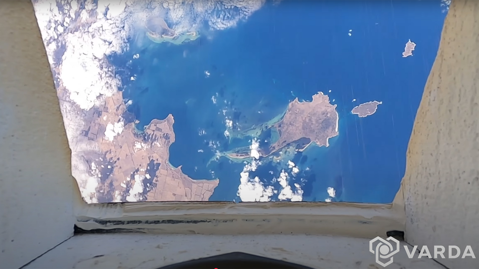 A view of earth from space
