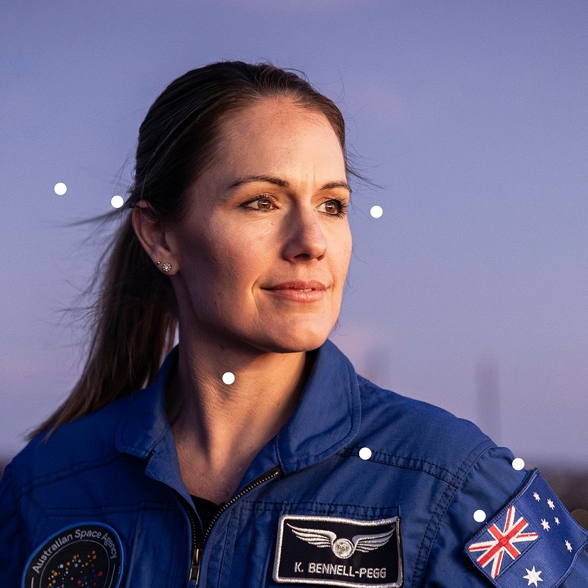 Australian astronaut Katherine Bennell-Pegg