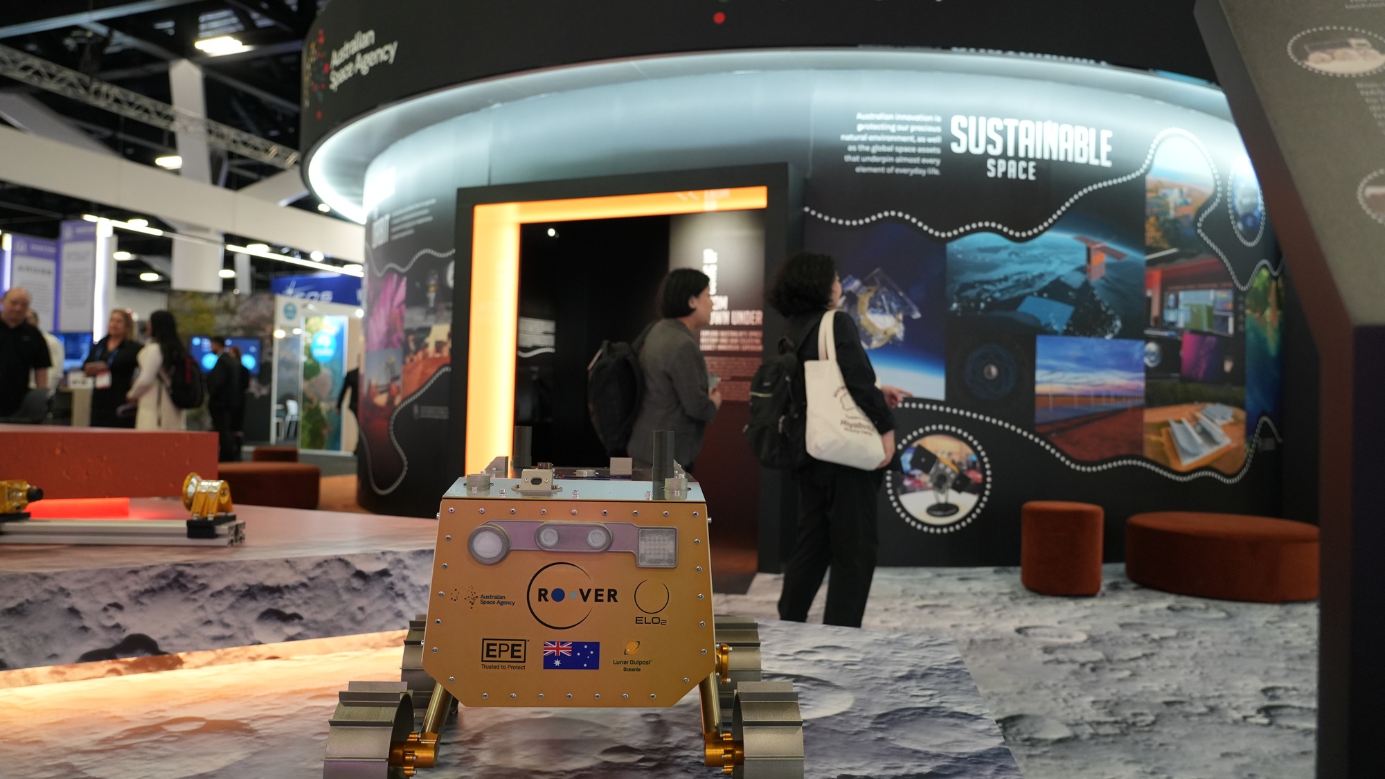 Australian technology at the Australian Space Agency Stand at IAC 2025 in Sydney