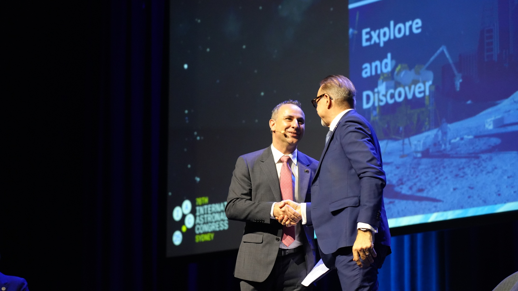 Head of the Australian Space Agency Enrico Palermo along with Josef Aschbacher is Director General of the European Space Agency.