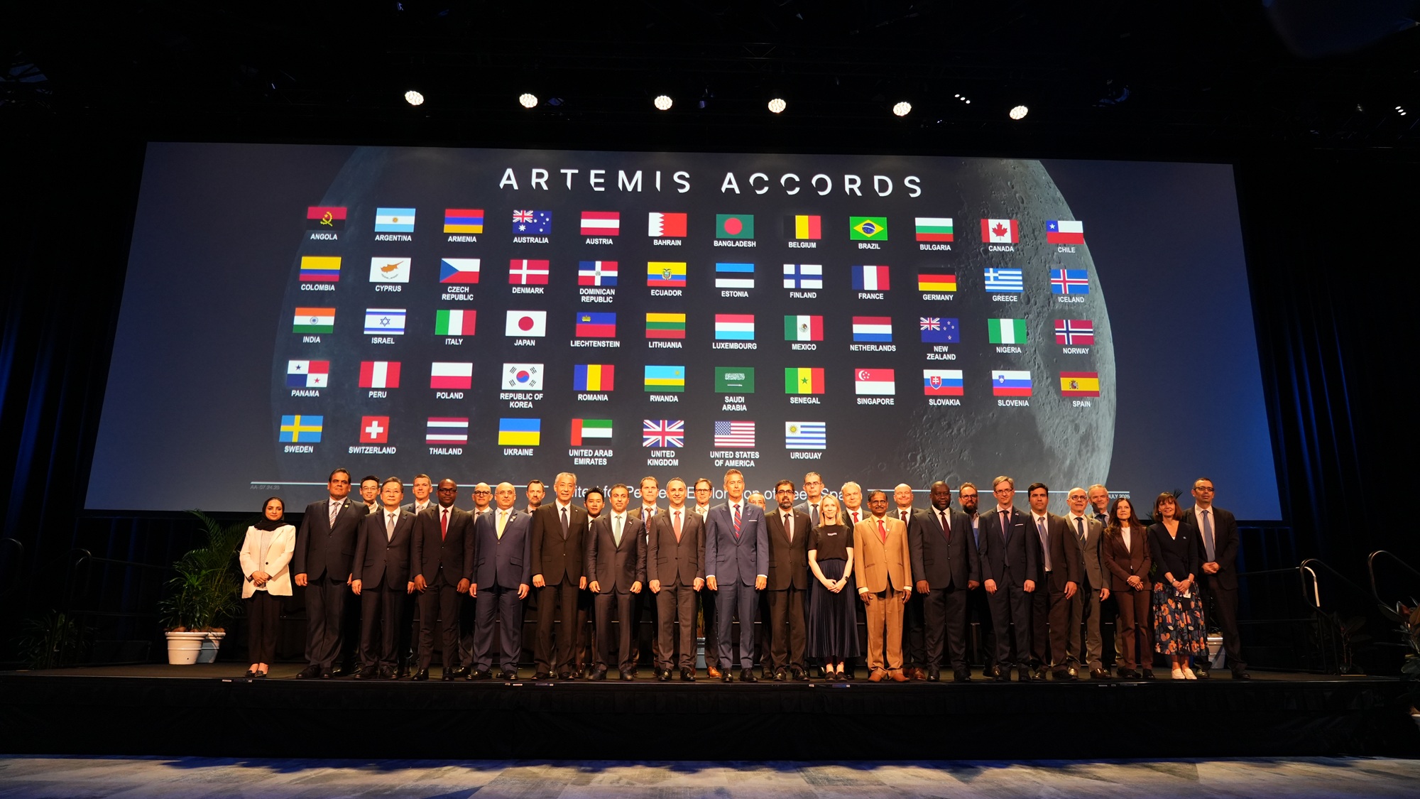 A group of people at IAC 2025