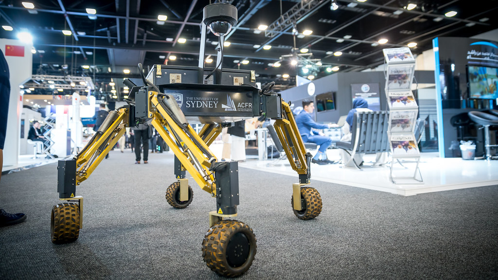 space technology exhibit at IAC 2017 in Adelaide, Australia
