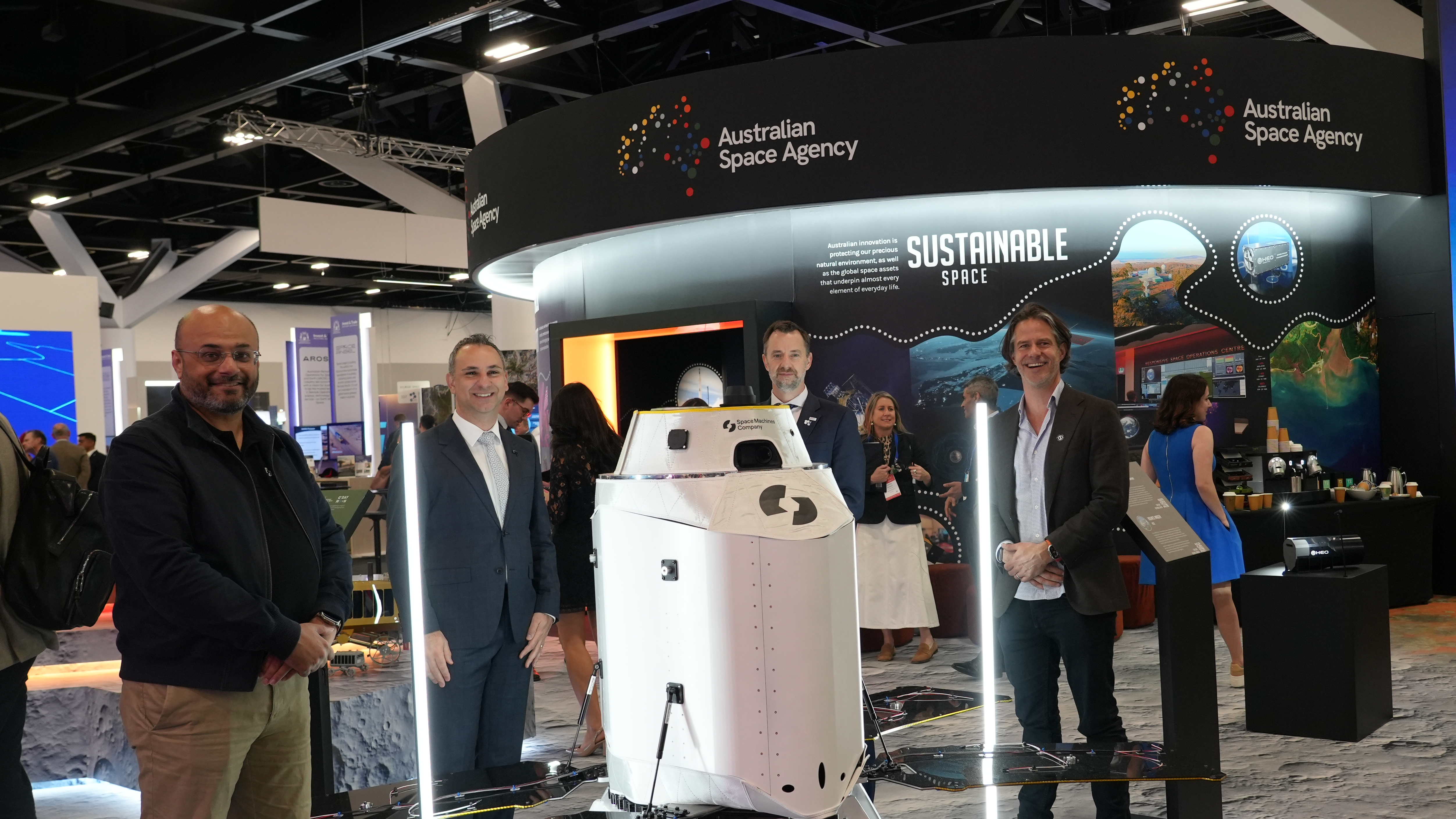 UK Space Agency CEO, Dr Paul Bate and Head of the Australian Space Agency, Enrico Palermo