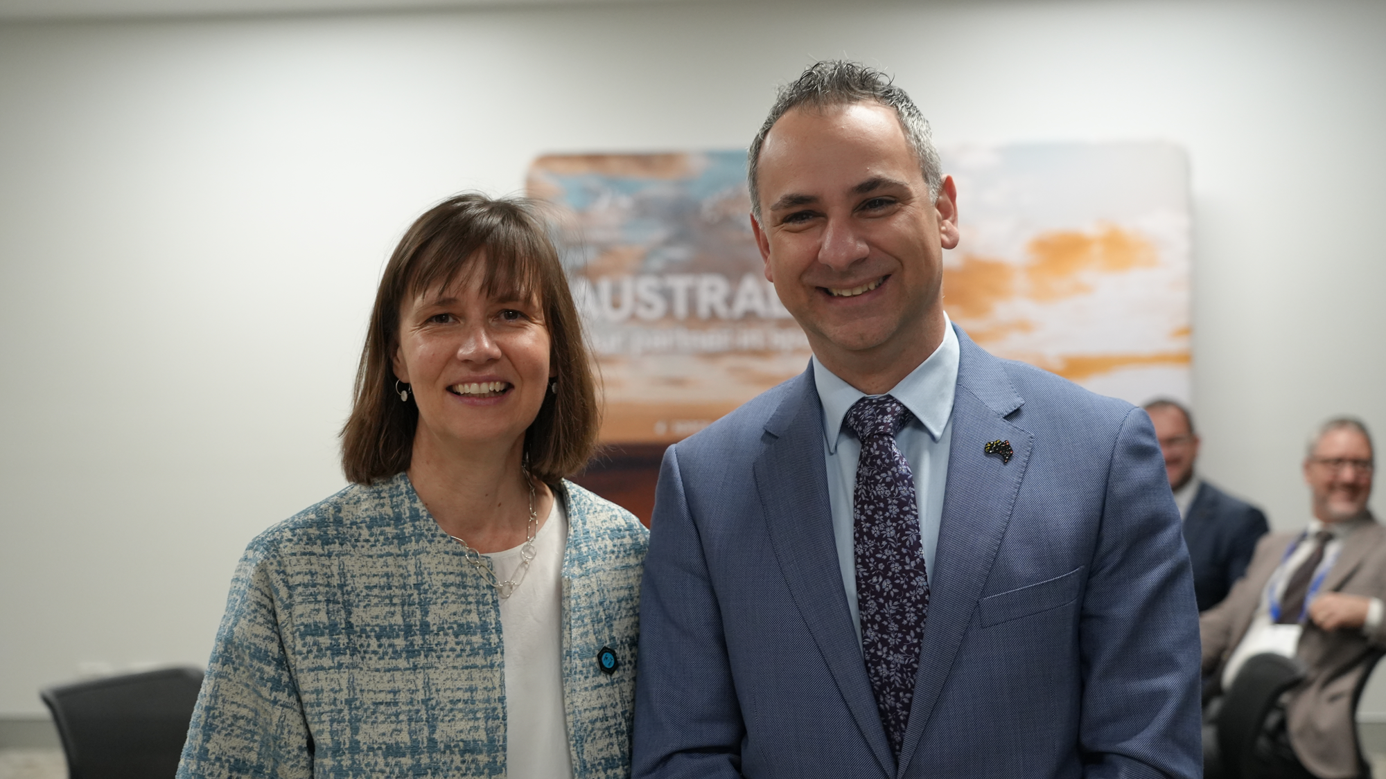 Head of the Australian Space Agency Enrico Palermo along with the New Zealand Delegation.