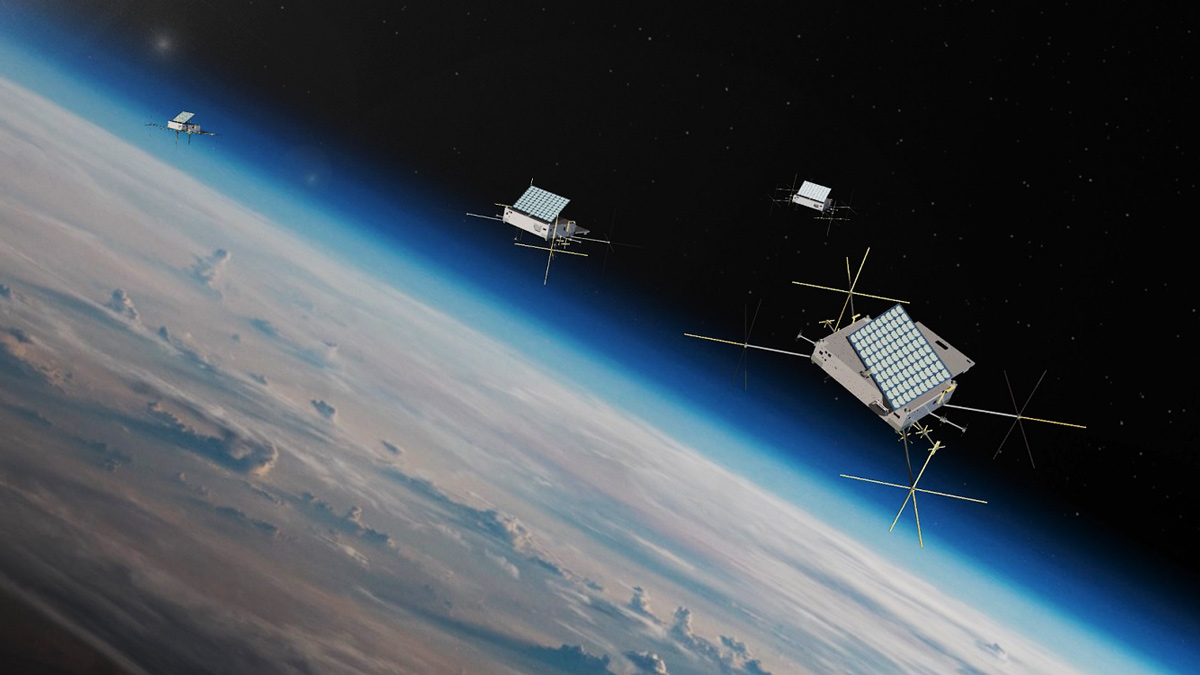  Illustration of Skykraft satellites in formation