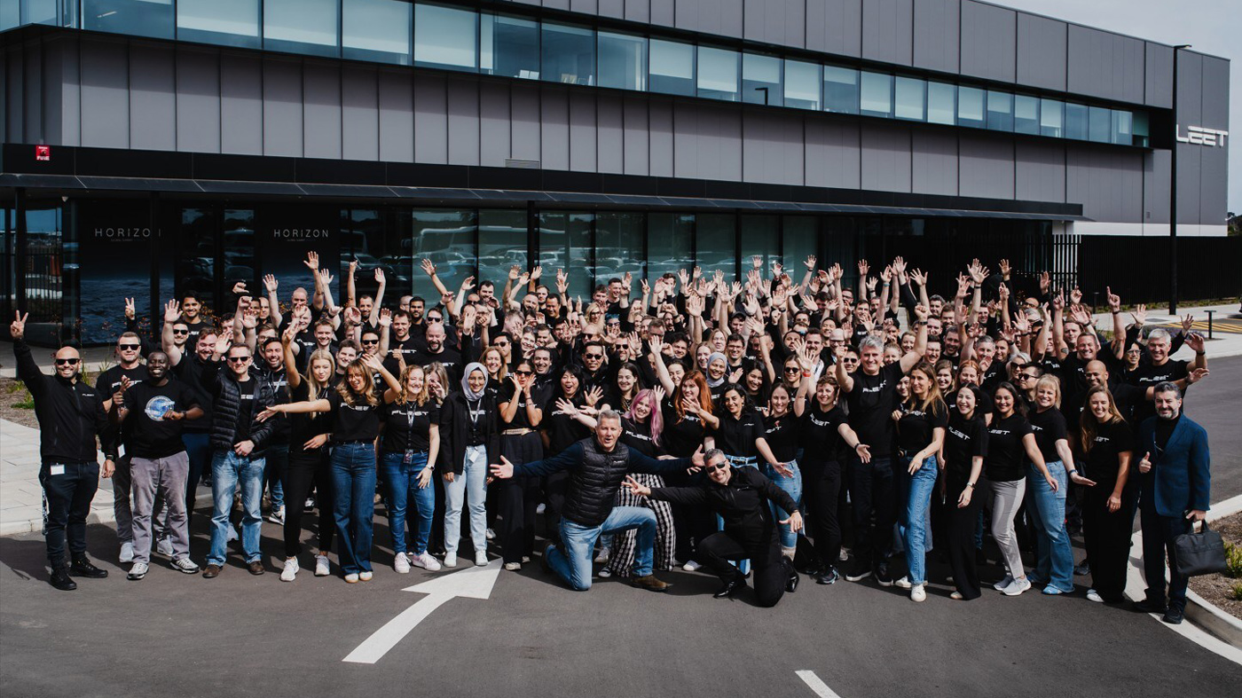 A group of people at Fleet Space