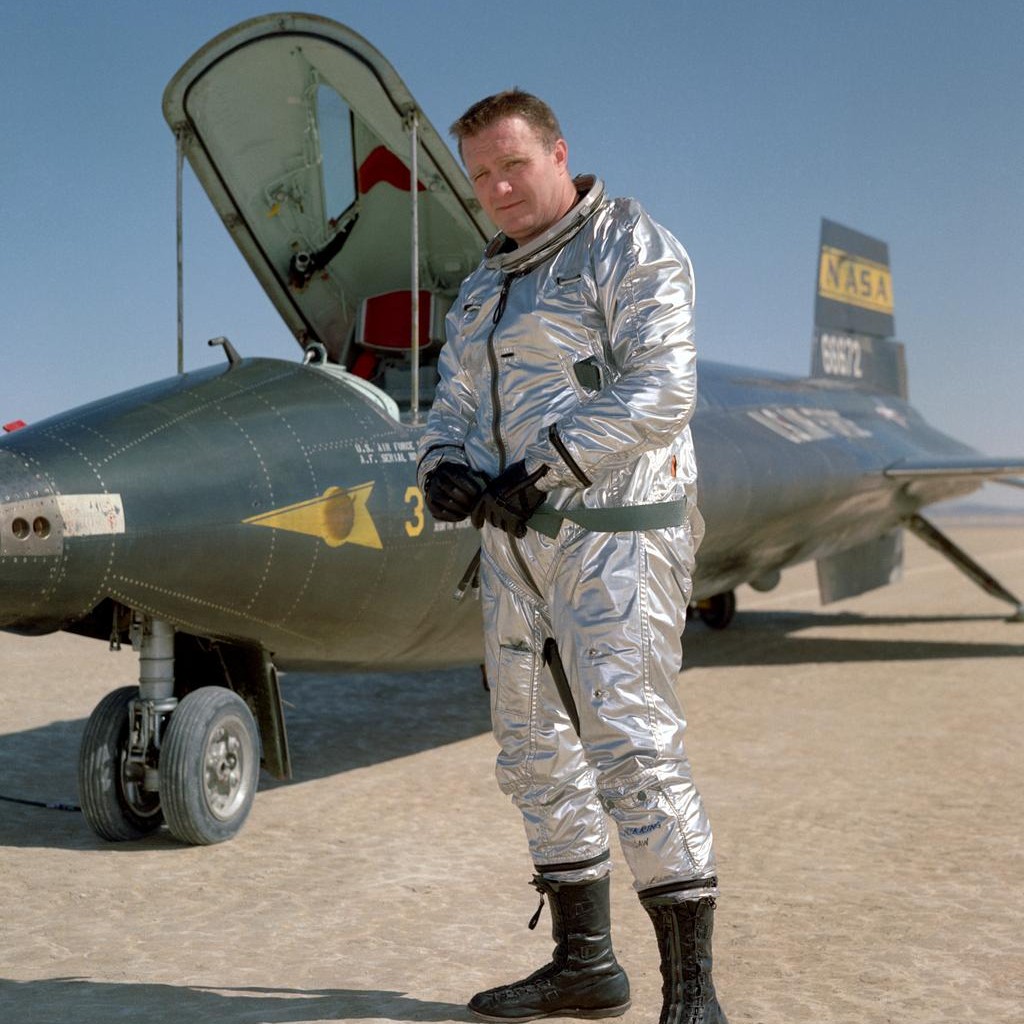 John B. McKay was one of the first pilots assigned to the X-15 flight research program at NASA's Flight Research Center, Edwards, California, US.
