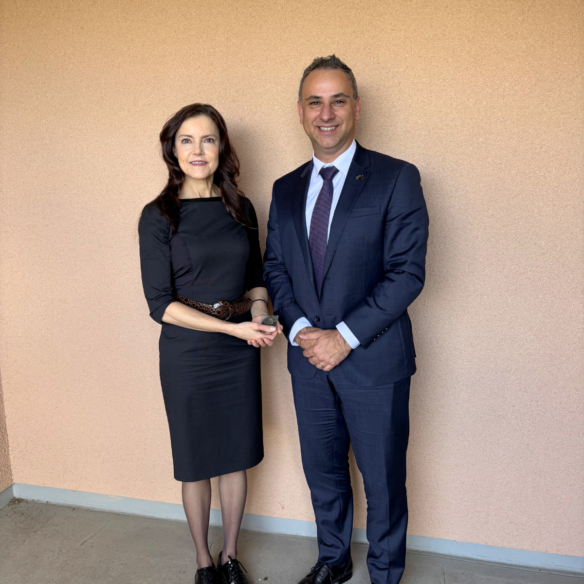 Head of the Australian Space Agency Enrico Palermo along with Lisa Campbell President of the Canadian Space Agency