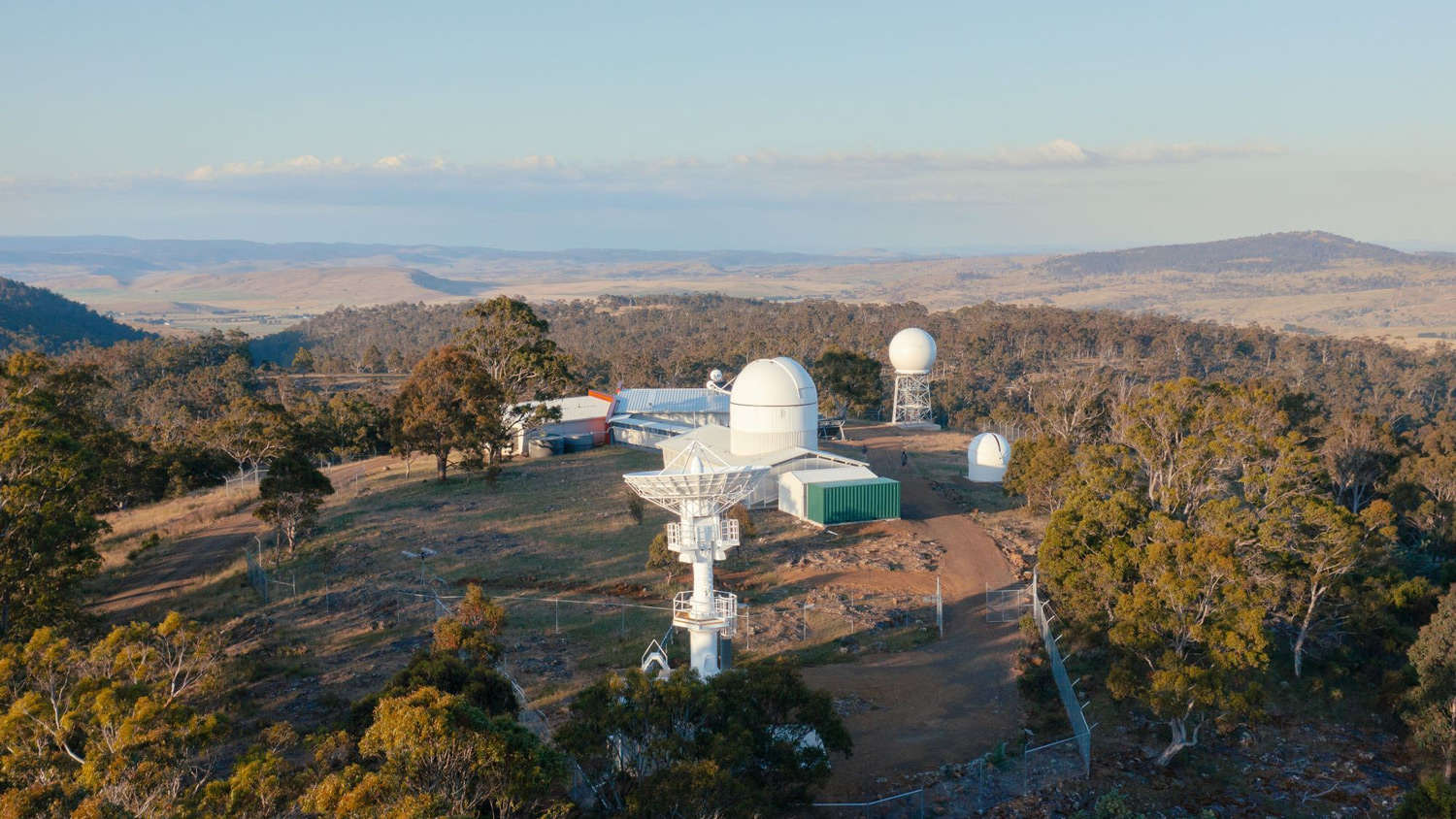 Aerial view of Greenhill Observatory (UTAS)
