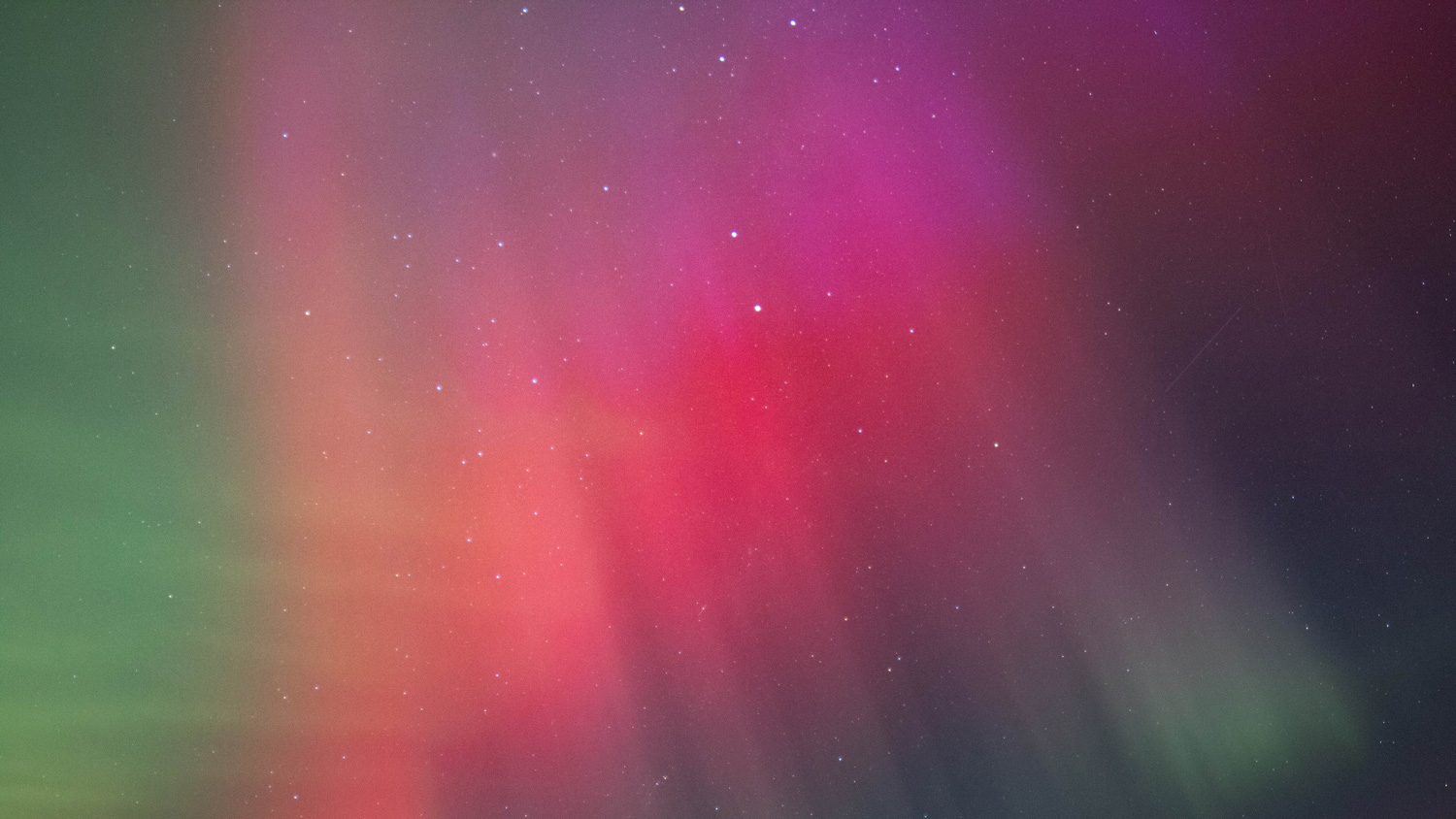 Auroras are more welcome products of geomagnetic storms (credit Oliver White)