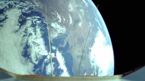 Image captured by DSTG nanosatellite, Buccaneer Main Mission, of the South Australian coastline and the Great Australian Bight.
