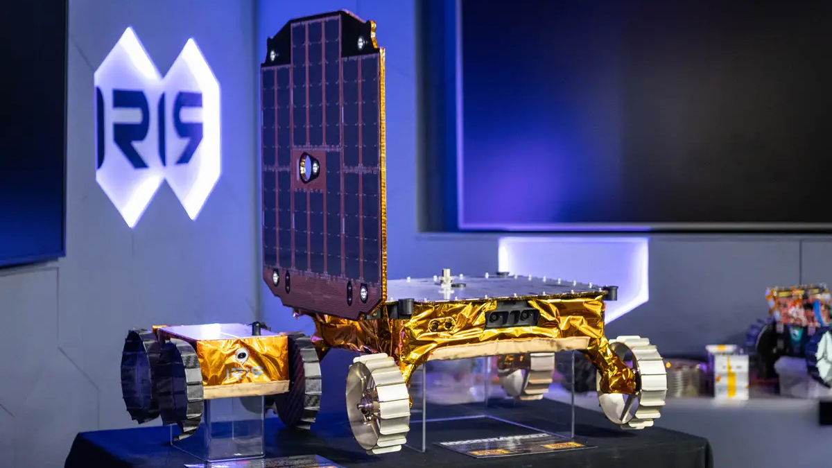 A model of the MoonRanger rover (Carnegie Mellon University)