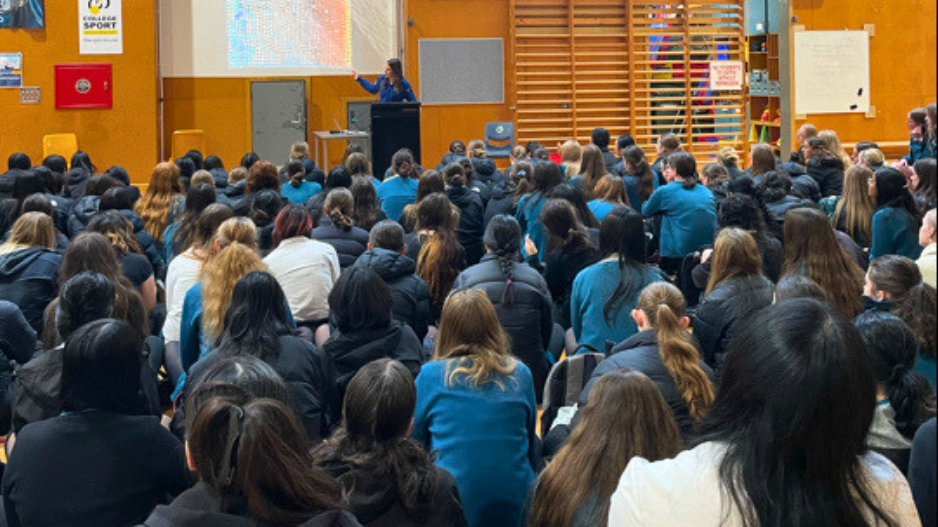 Australian astronaut Katherine Bennell-Pegg at Wellington Girls’ College