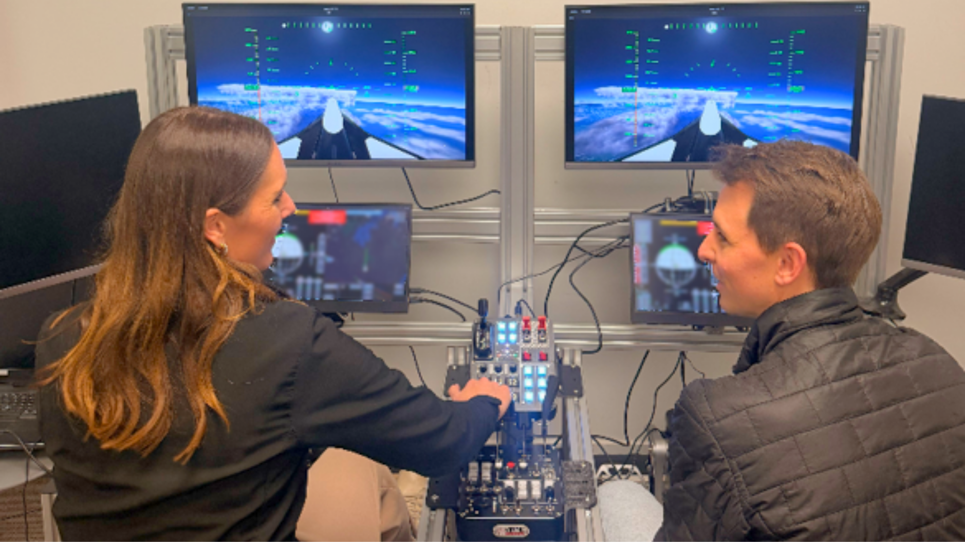 Australian astronaut Katherine Bennell-Pegg at Dawn Aerospace in Christchurch