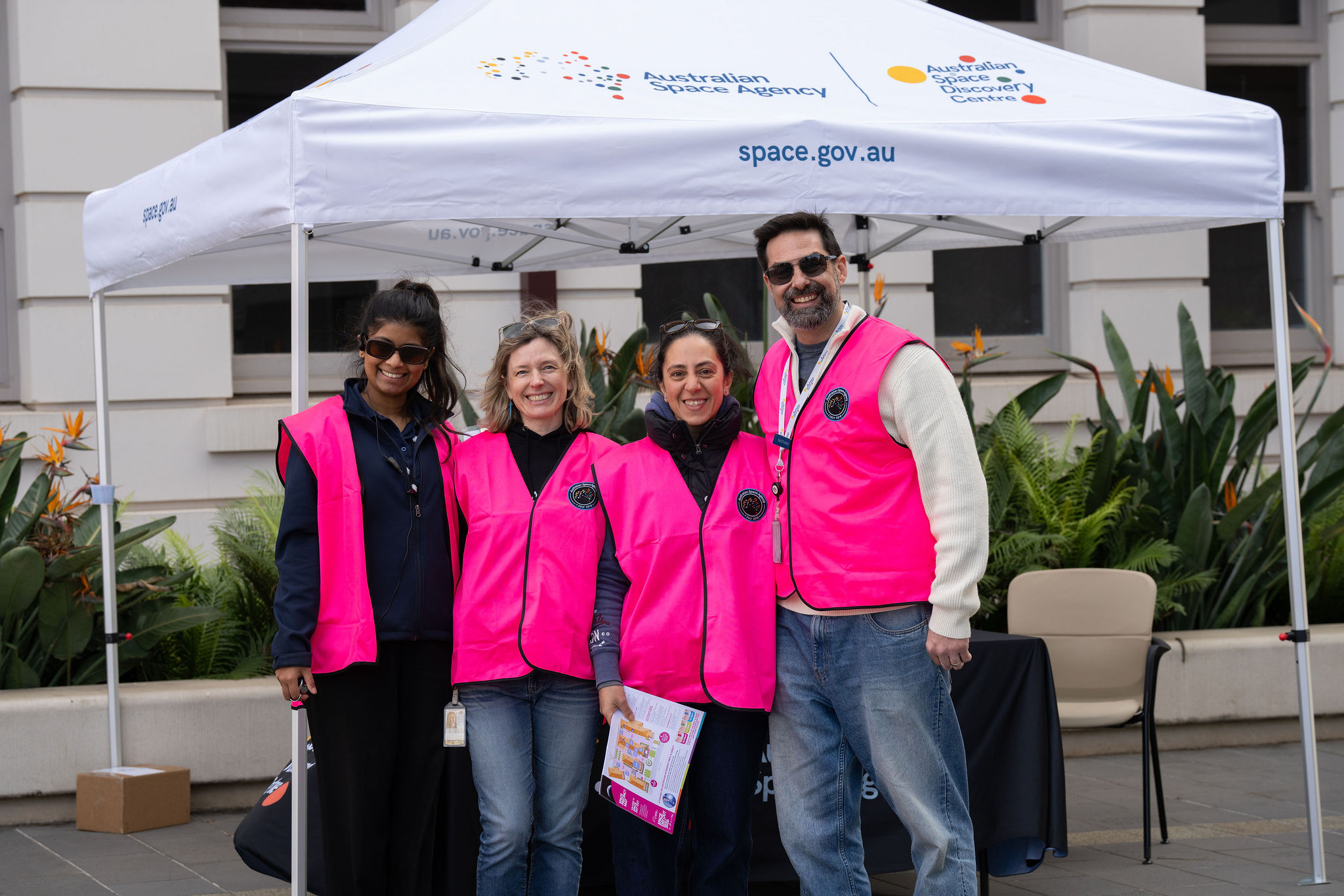 Staff from the Australian Space Agency who volunteered at Space Day Out 2026