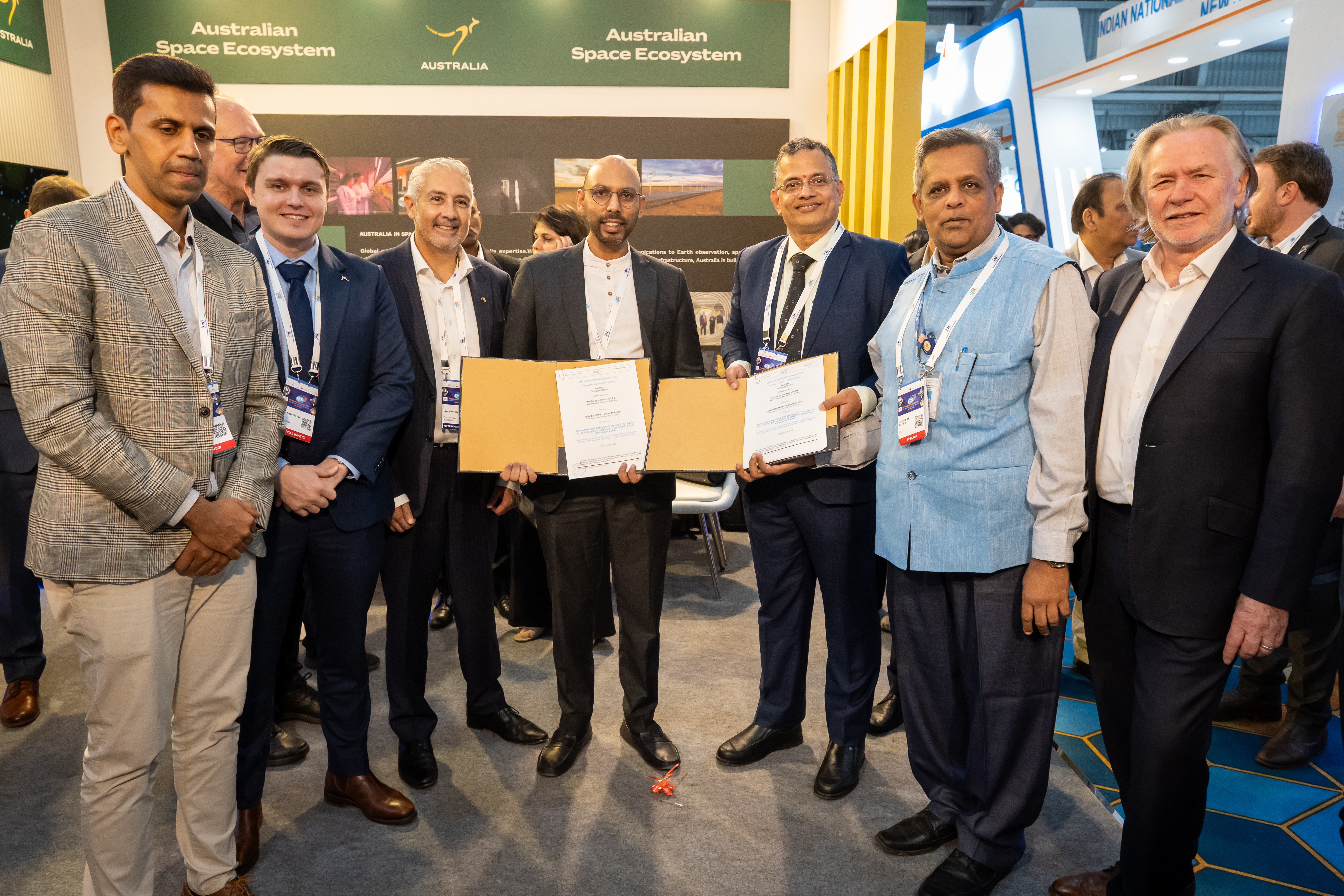 MoU signing between LatConnect 60 and NewSpace India Limited