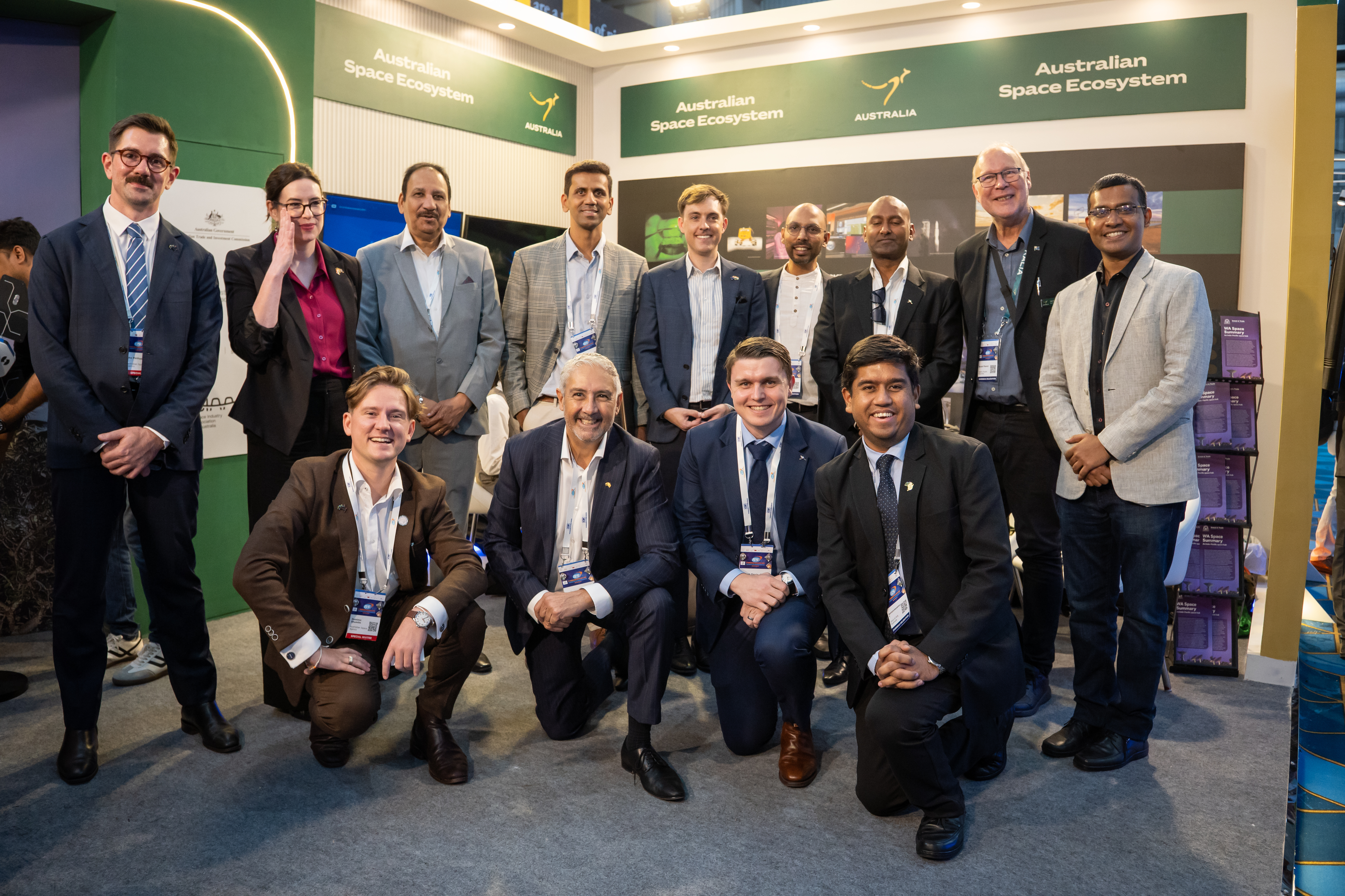 Team Australia alongside India SIA.