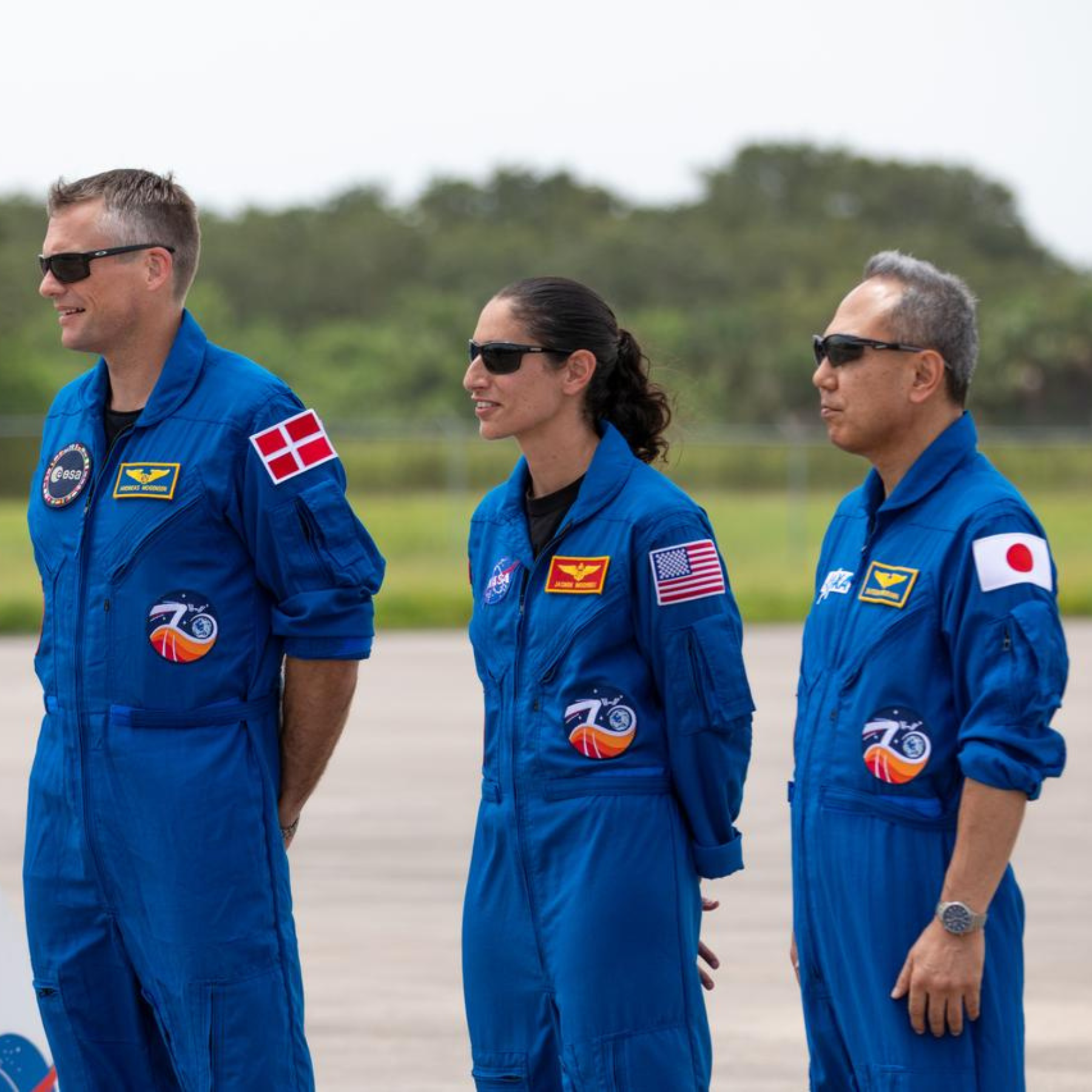 crew of NASA’s SpaceX Crew-7 mission to the International Space Station Credit: NASA