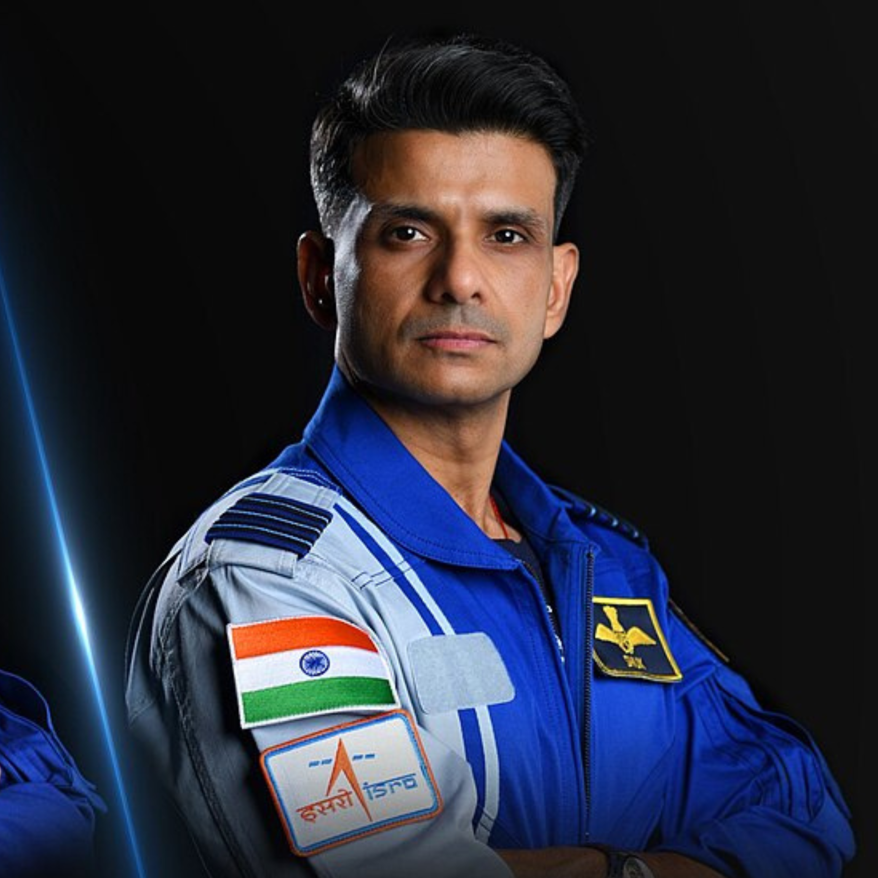 gaganyatri with the Indian Space Research Organisation Captain Shubhanshu Shukla Credit: Indian Space Research Organisation 