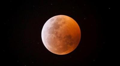 Full Moon under clear night sky