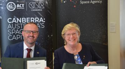 Australian Space Agency and ACT Government Sign Memorandum of understanding