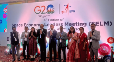 Representatives at G20 Space Economy Leaders Meeting 