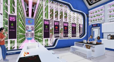 An illustration of a space related technology