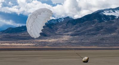 Space object returning to Eath