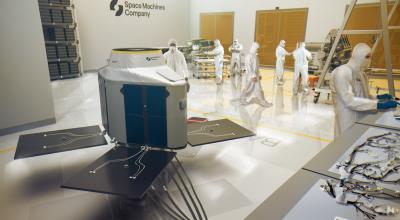A group of people in a lab