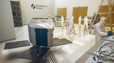 An illustration of a group of people in a lab