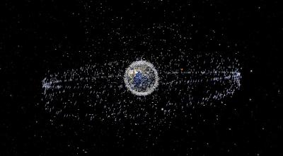 ESA rendering of objects in Low Earth Orbit Credit: ESA