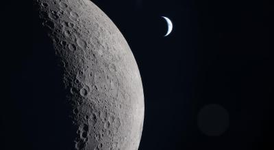 As the Artemis II crew came close to passing behind the Moon and experiencing a planned loss of signal, they captured this image of a crescent Earth. Seen from afar, it almost looks like a circular arc – except when backlit, as in other images captured by the Artemis II crew. Earth is in a crescent phase, with sunlight coming from the right. The dark portion of Earth is experiencing nighttime. Credit: NASA