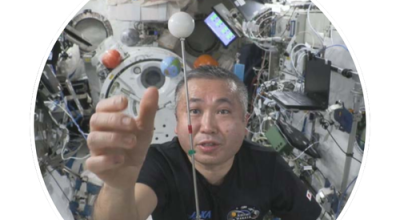 JAXA Astronaut Satoshi Furukawa performing an Australian student experiment