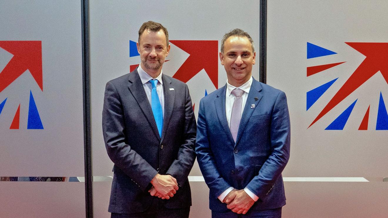 Head of the Australian Space Agency Enrico Palermo and Paul Bates, CEO, UK Space Agency