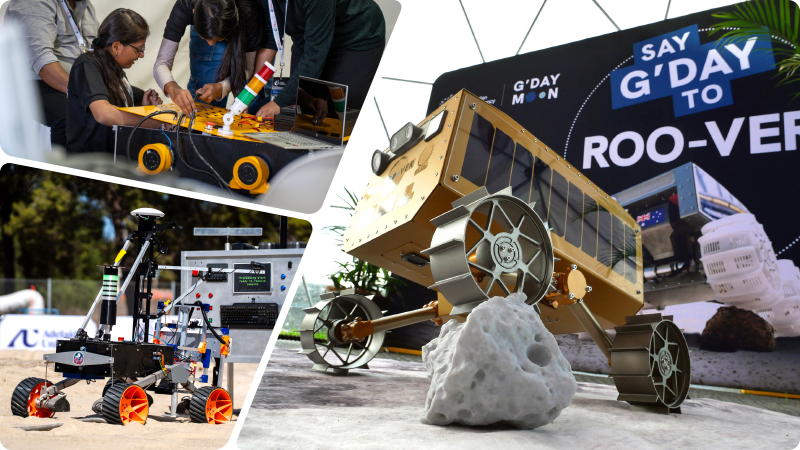 A digital poster for Ausralian Rover Challenge 2026
