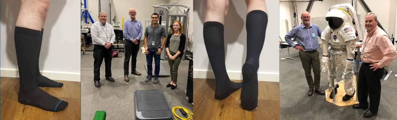 	Wearable sock to improve human spaceflight health
