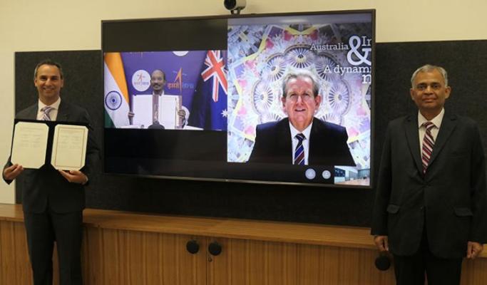 	Australian Space Agency signs with Indian Space Research Organisation
