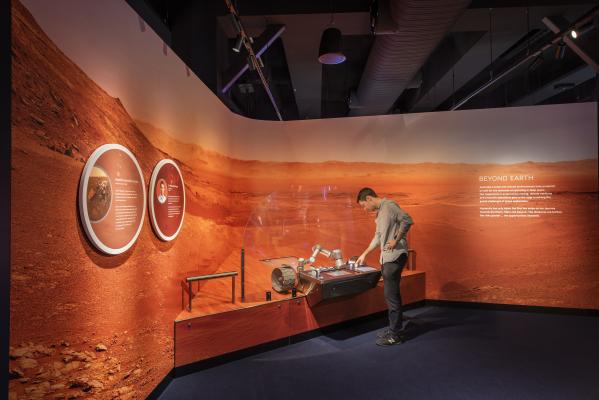 Beyond Earth Mars Exhibit