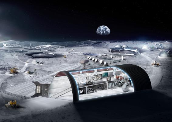 Illustration of Australia's mission on the moon.