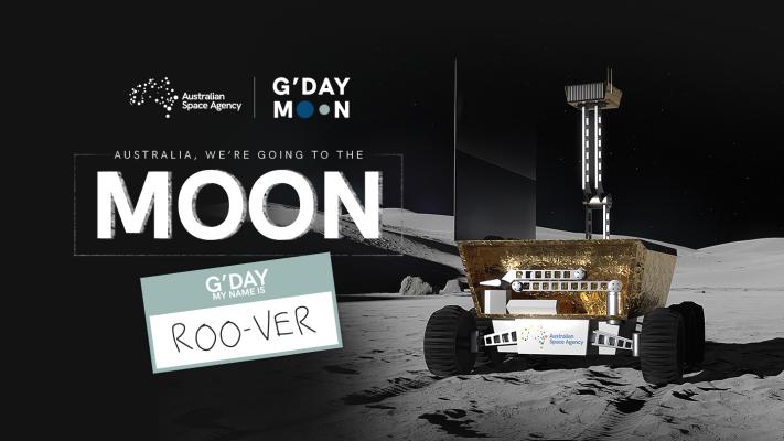 An illustration of Australia's rover on the moon