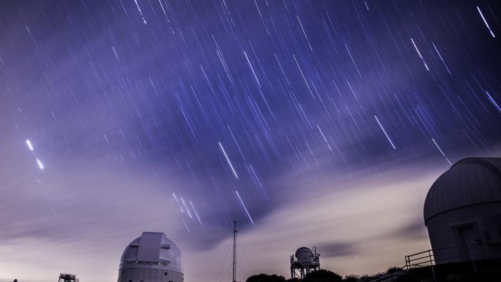 A view of the night sky from Earth