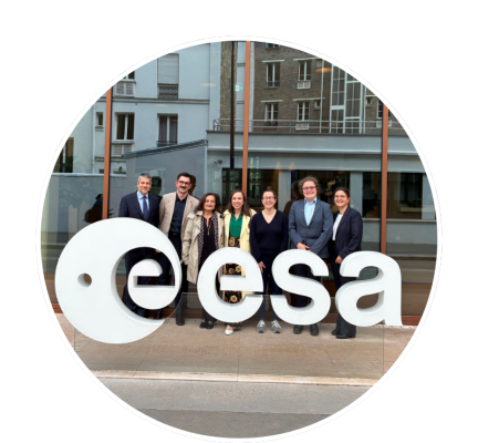 Representatives from the Australian Space Agency at European Space Agency's Headquarters in Paris
