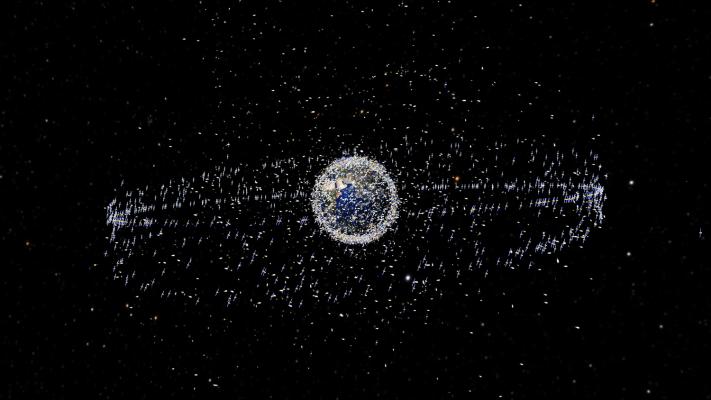 ESA rendering of objects in Low Earth Orbit Credit: ESA