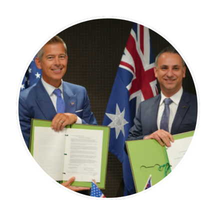  At IAC 2025, Sean Duffy, NASA's then acting Administrator and Head of the Australian Space Agency Enrico Palermo signed a landmark US-AU Space Framework Agreement.
