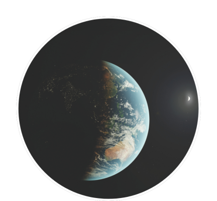 An Illustration of Australia from space