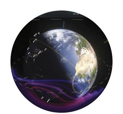 illustration of Earth and scientific calculations