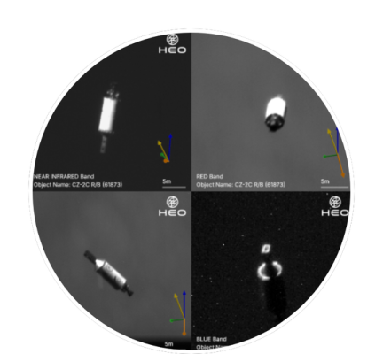 Images from HEO's recent rendezvous & proximity operations mission using their Continuum-1 satellite.