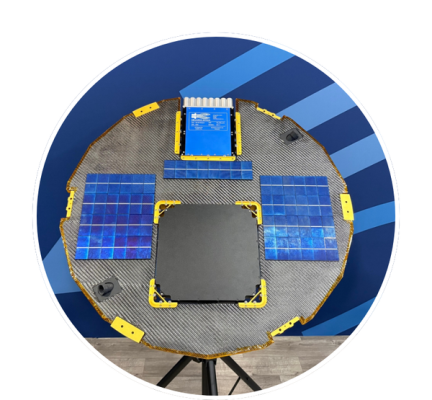 Disksat with Flatypus propulsion system. credit: Douglas Gorman